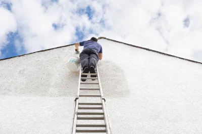 Peinture extérieure aux Monts d'Andaine — façades et ravalement